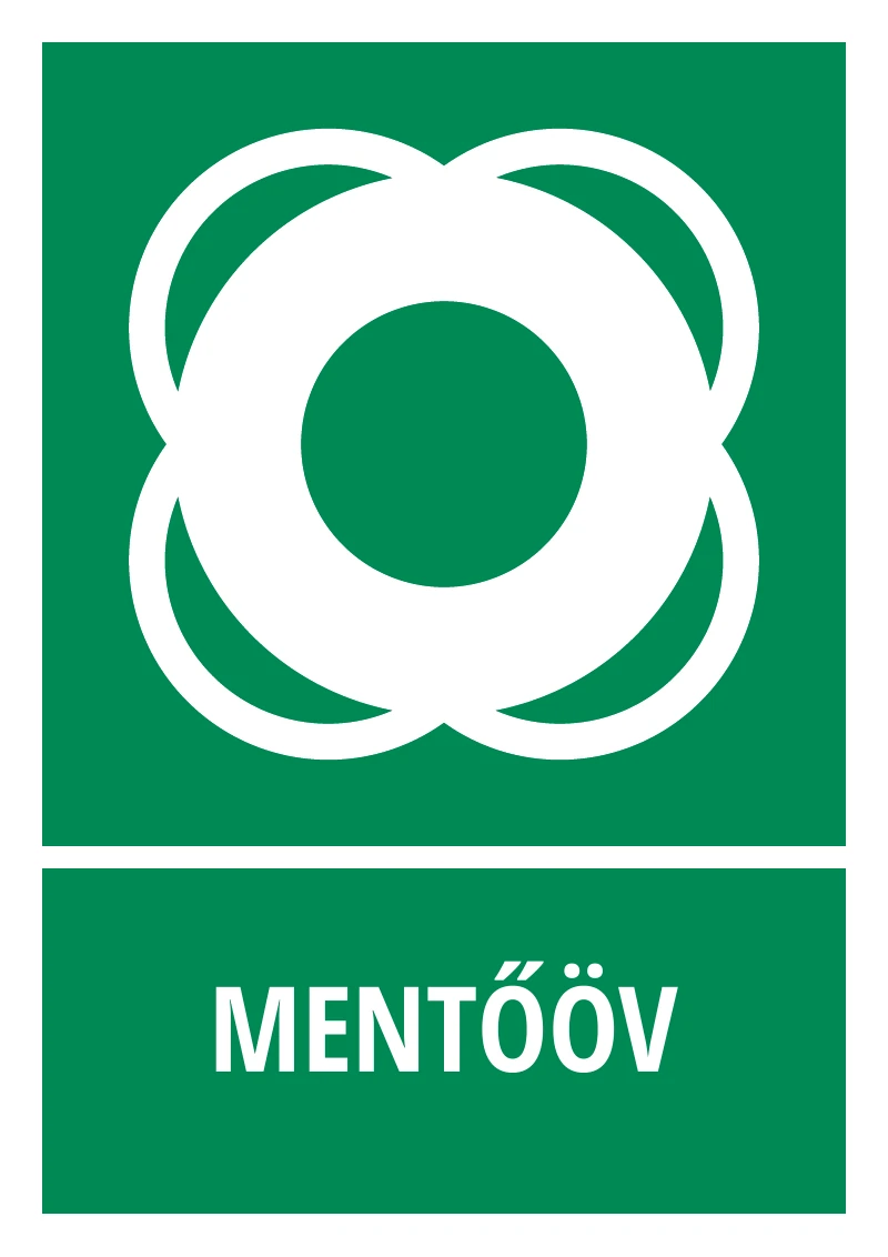 Mentőöv (felirattal)