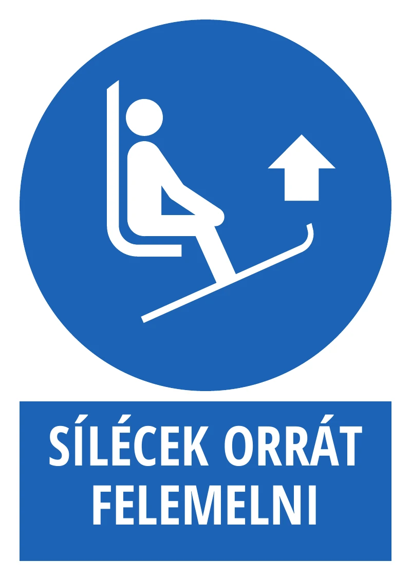 Sílécek orrát felemelni (felirattal)