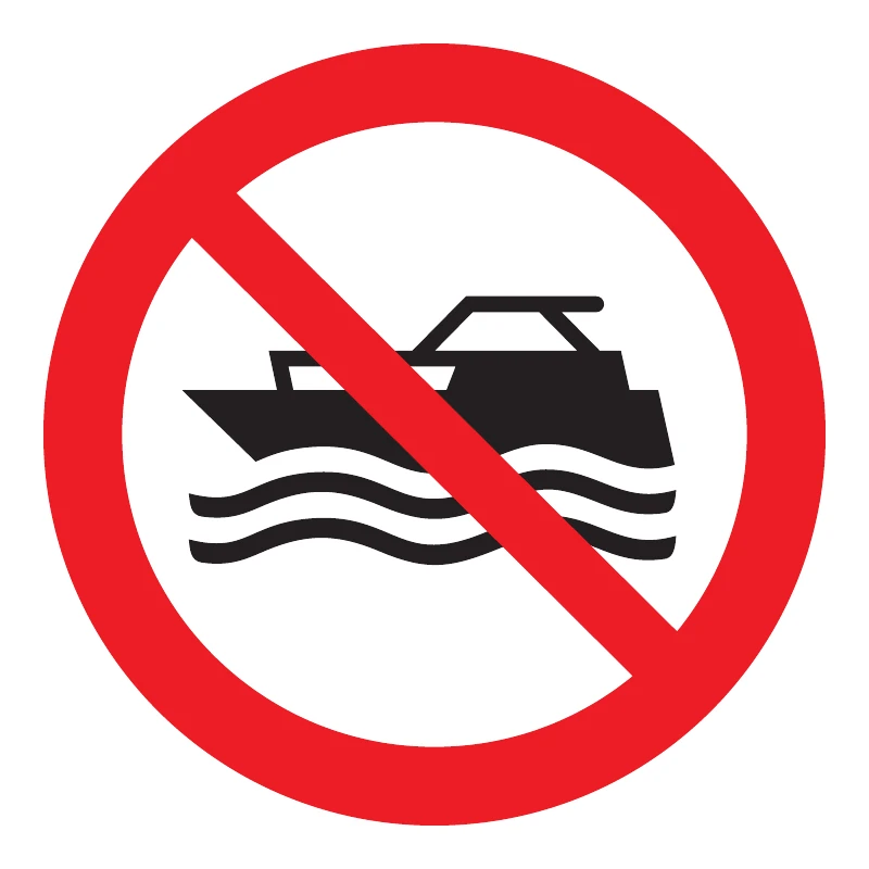 Motoros vízi járművel tilos