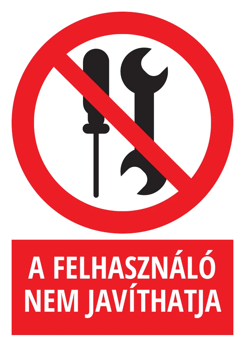 A felhasználó nem javíthatja (felirattal)