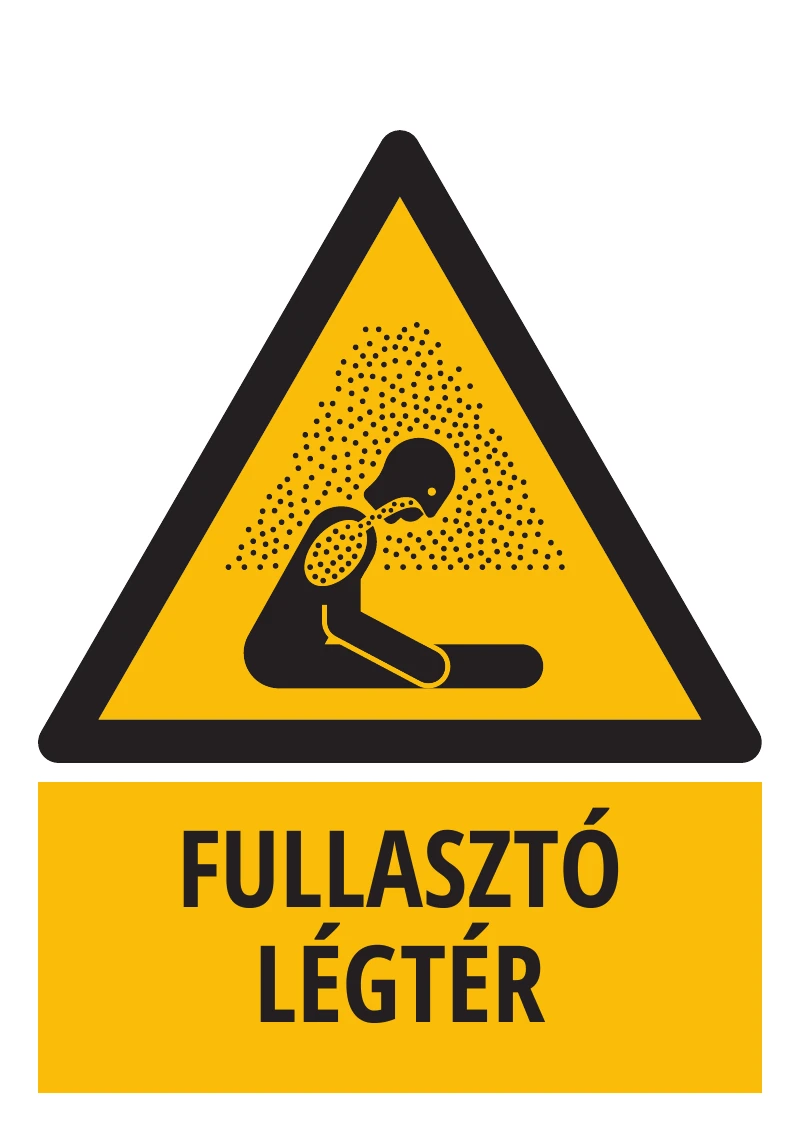 Fullasztó légtér (felirattal)