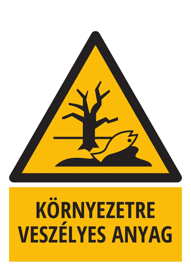 Környezetre veszélyes anyag (felirattal)